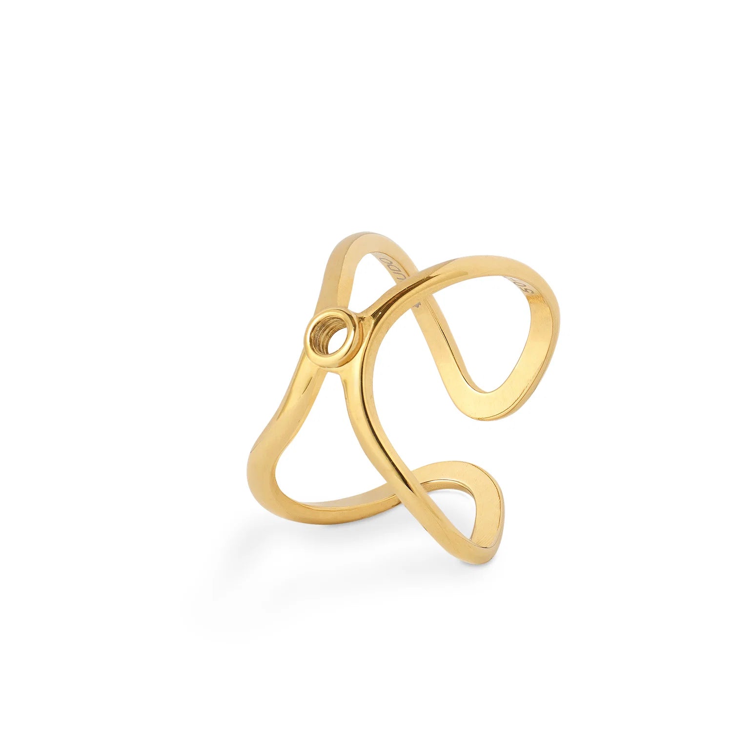 2026 Basic Ring Onda Gold